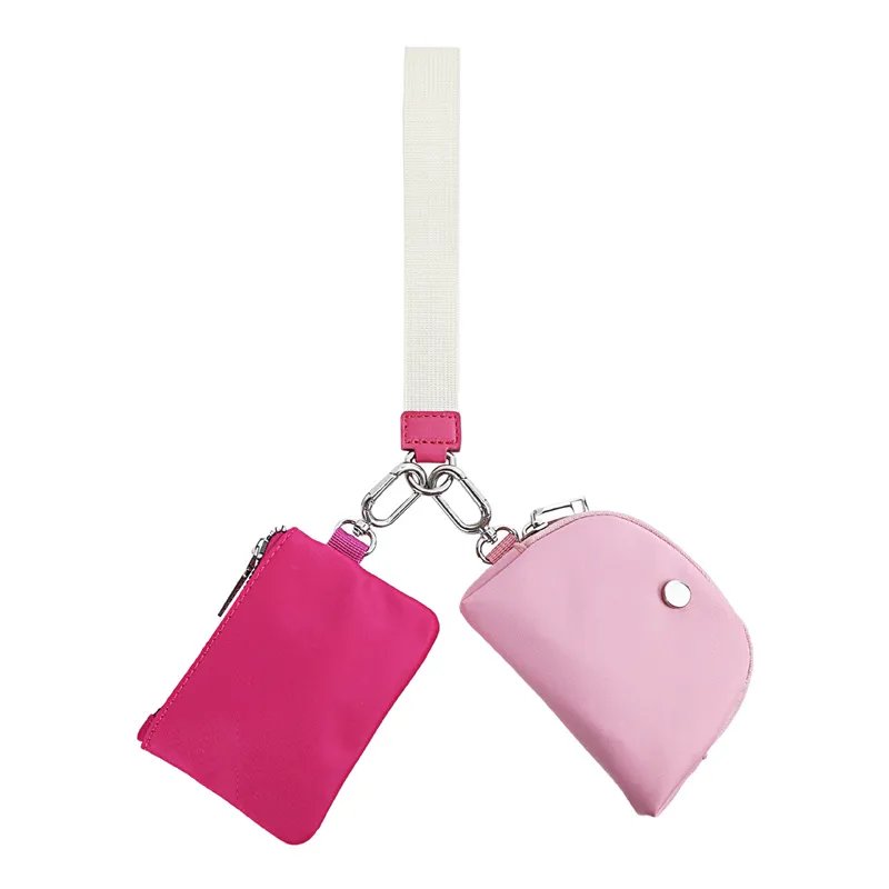 Lu sac de poignet multifonctionnel de mode pour femmes portable simple carte bancaire mini sac à main porte-clés