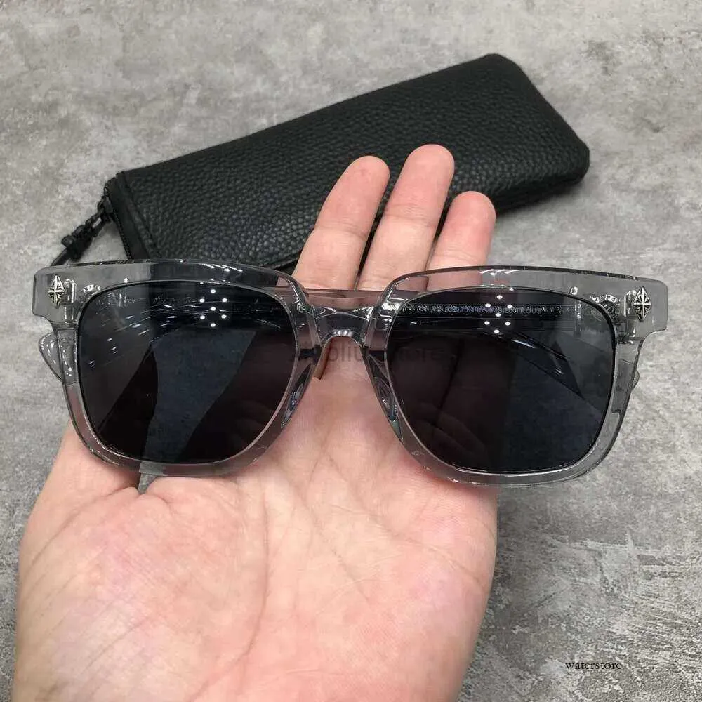 Ch gafas de sol cruz 2024 diseñador de lujo para mujeres cromos gafas marcos para hombre nueva moda vanguardista placa corazón gafas 240308