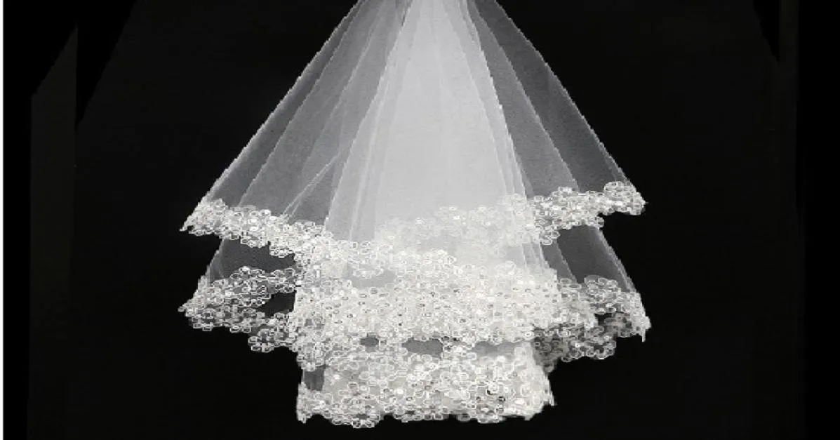 2017 Nouveaux accessoires Charmant Wedding The Bride039s Widding Veil Of No Peigl Veil Ed889 Sequins Applique Veil8534144