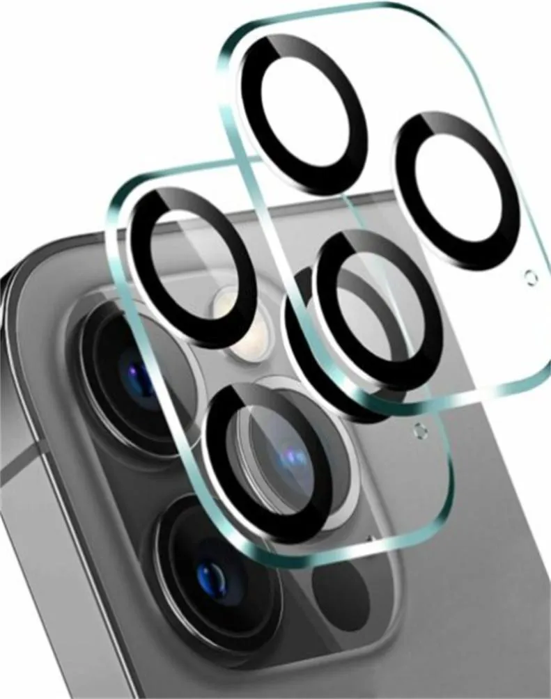 3D gehard glas camera screenprotector voor iPhone 13 Pro MAX 12 Mini 11 slimme mobiele telefoon Premium camera's Films filmlens met R2777235