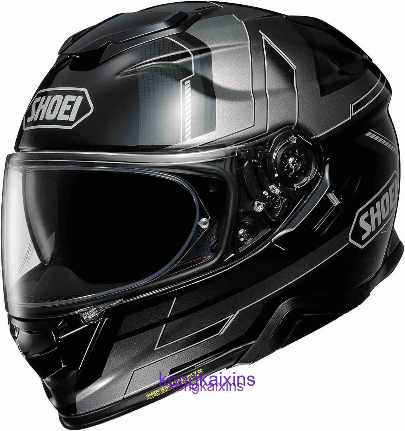 Top original quality Shoei GT Air II Aperture Helmet Large Green Grey Black