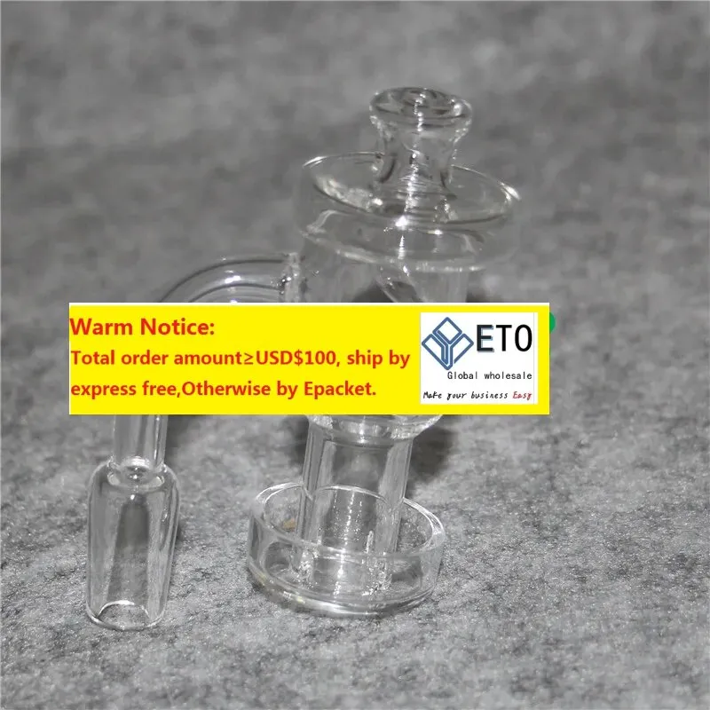 Rauchersatz Terp Vakuum Quarz Banger Carb Cap Terps Slurper Banger Domeless Nagel für Glasbongs Wasserrohröl Rig 10mm 14mm 18mm Ll