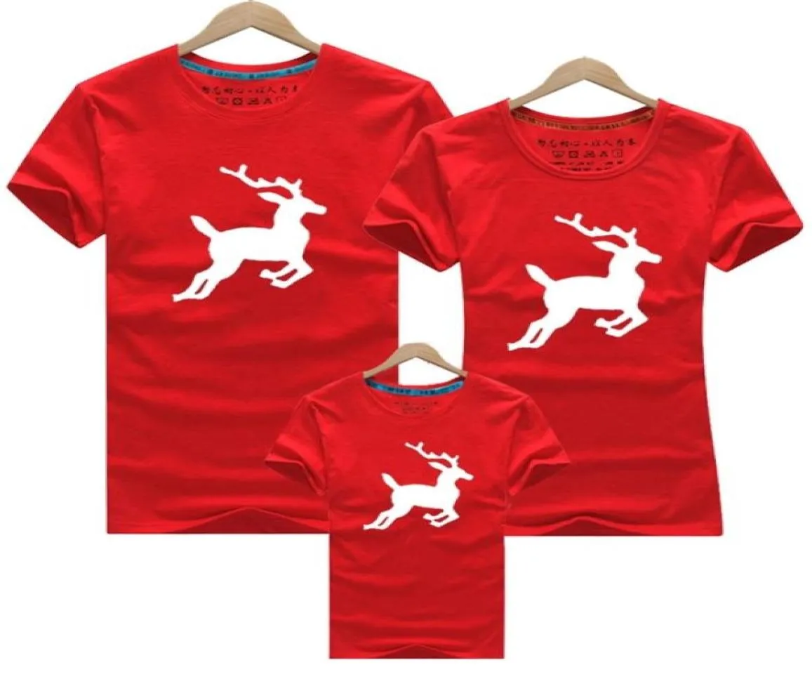 Look Deer Mommy and Me Clothes Christmas Matching Family Clothing Sets Mother Daughter Father Baby Tshirt 2104173886520