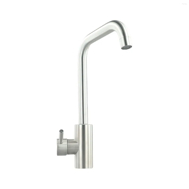 Bathroom Sink Faucets Kitchen Water Faucet Stainless Steel Cold/ Mixer Tap Basin 360 ° Rotation Single Handle Taps