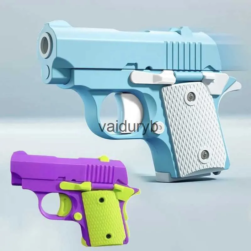 Sand Play Water Fun Gun Toys Olds Toy Guns Model 3D Mini 1911 Gravity Printing Fidget For Kids Adults Decompression Gift H240308