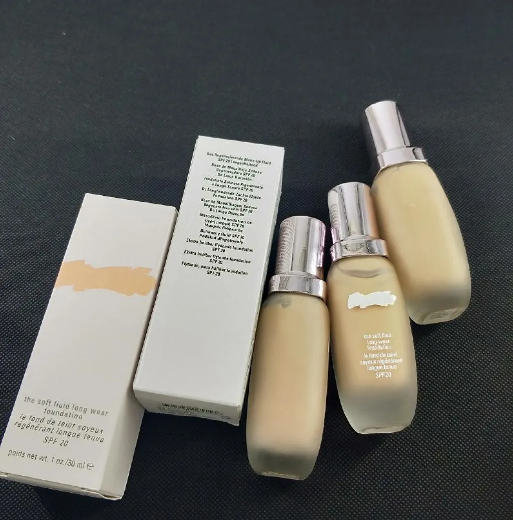 Berömd varumärkesmakeup mjuk flytande fundament fluid long wear foundation 30 ml dropshopping vs dw8024349