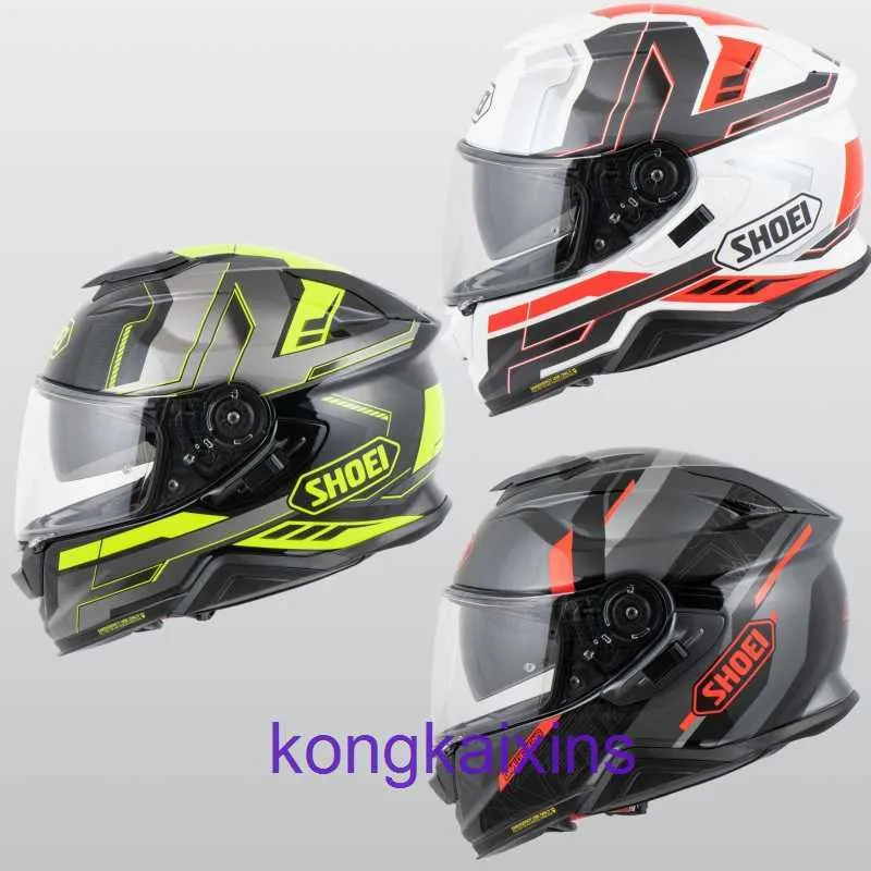 Top professionele motorhelm Honghui Japan SHOEI GT AIR2 Motorhelm met dubbele lens Vier seizoenen Rest Full