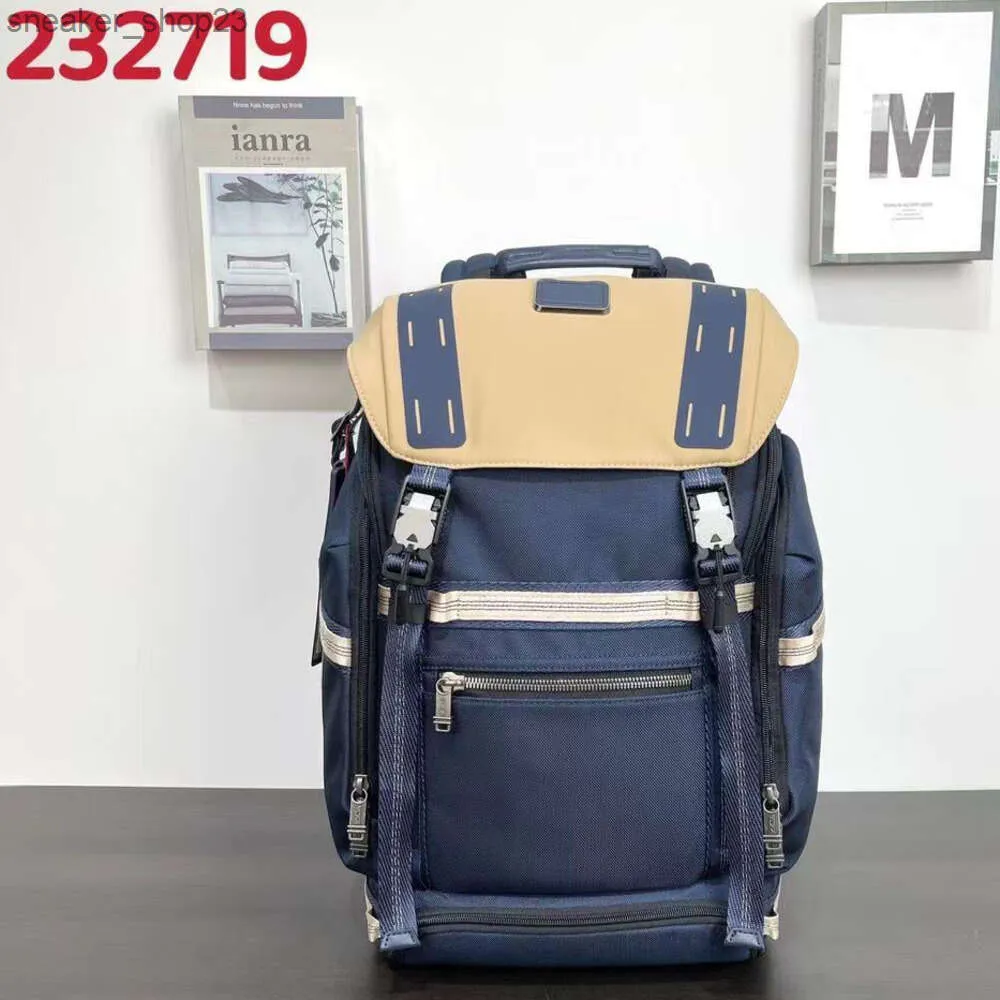 Travel Tuumi Mens ryggsäck Bag Business Designer Back Pack Ballistic Nylon Mens Flip Leisure Computer 232719