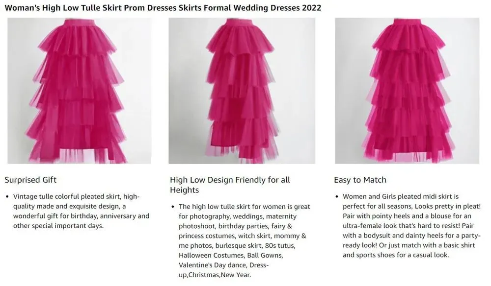 High Low Tulle Skirt Asymmetrical Prom Skirt With Ruffles Perfect For Parties CPA3277 From Bestdressing 17.62 DHgate.Com
