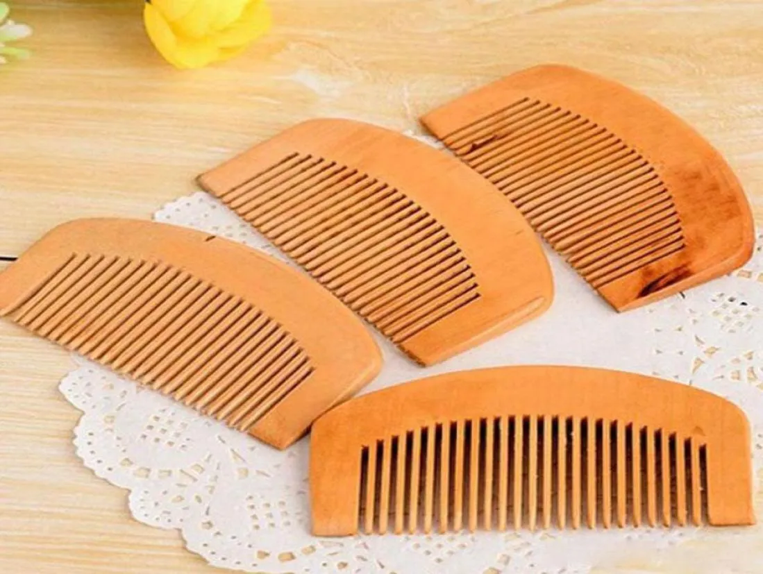 9cm Length Mini Wooden Comb Hair Brushes Portable Antistatic Hair Styling Tools9424259