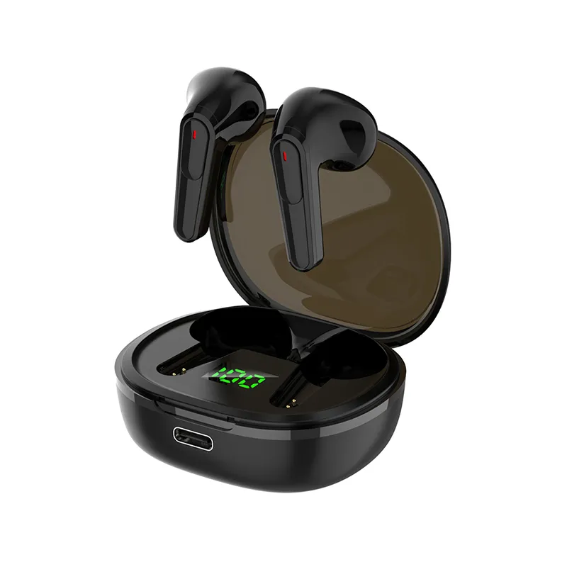 Écouteurs Bluetooth Intra-Auriculaires 5.3 Avec Réduction De Bruit - 50h D'autonomie, Contrôle Tactile - Neuf, Noir
