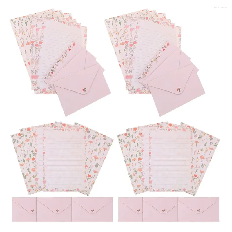 Cadeaupapier 4 sets Briefpapier Briefpapier Envelop Briefhoofd Think Multi-use Creative