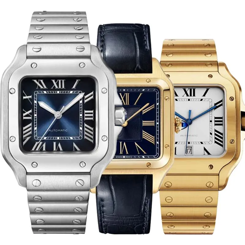 Дизайнерские часы для мужчин Santosi Роскошные часы для женщин Cartibracelet Мужские часы Деловые часы Кварцевые женские модные часы Женщина z5Xs #