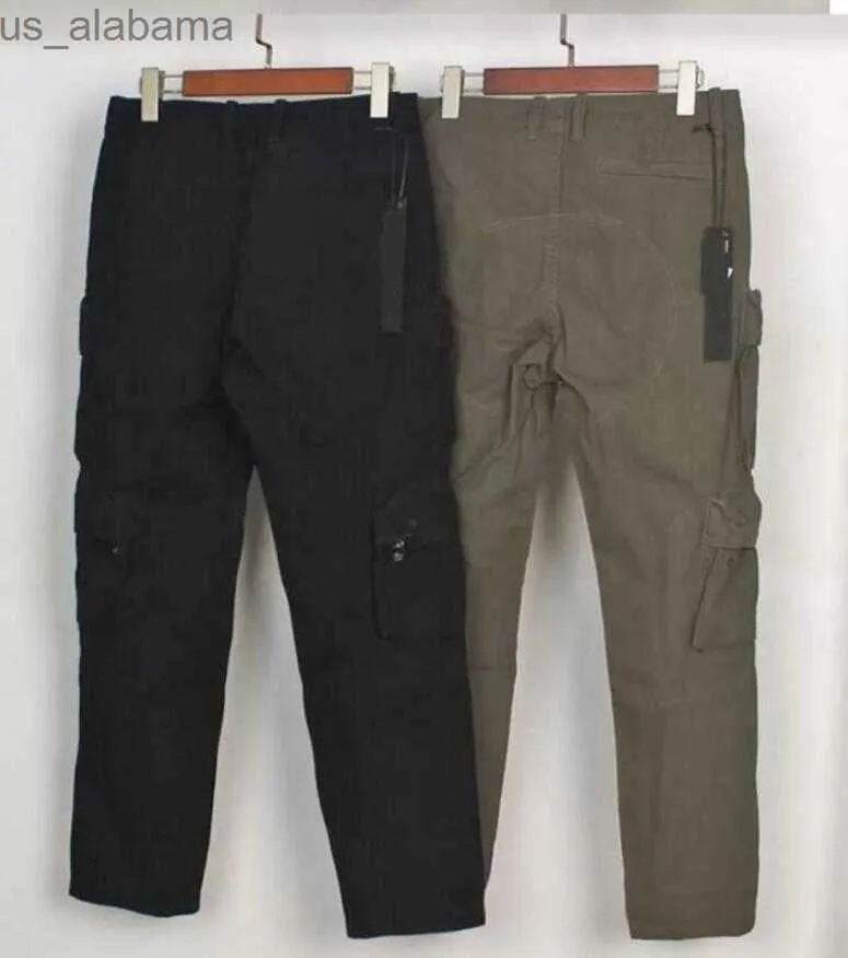 Men's Pants High Patches Mens Track Pant Fashion Design Jogger Pants Cargo Pants Zipper Fly Sports Trousers Homme 240308