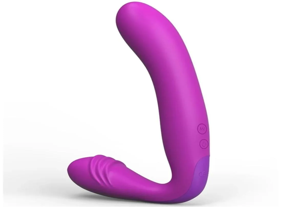 Vibrerende strapless strap-on vibratordildo GSpot clitorisstimulator anaal A326451066