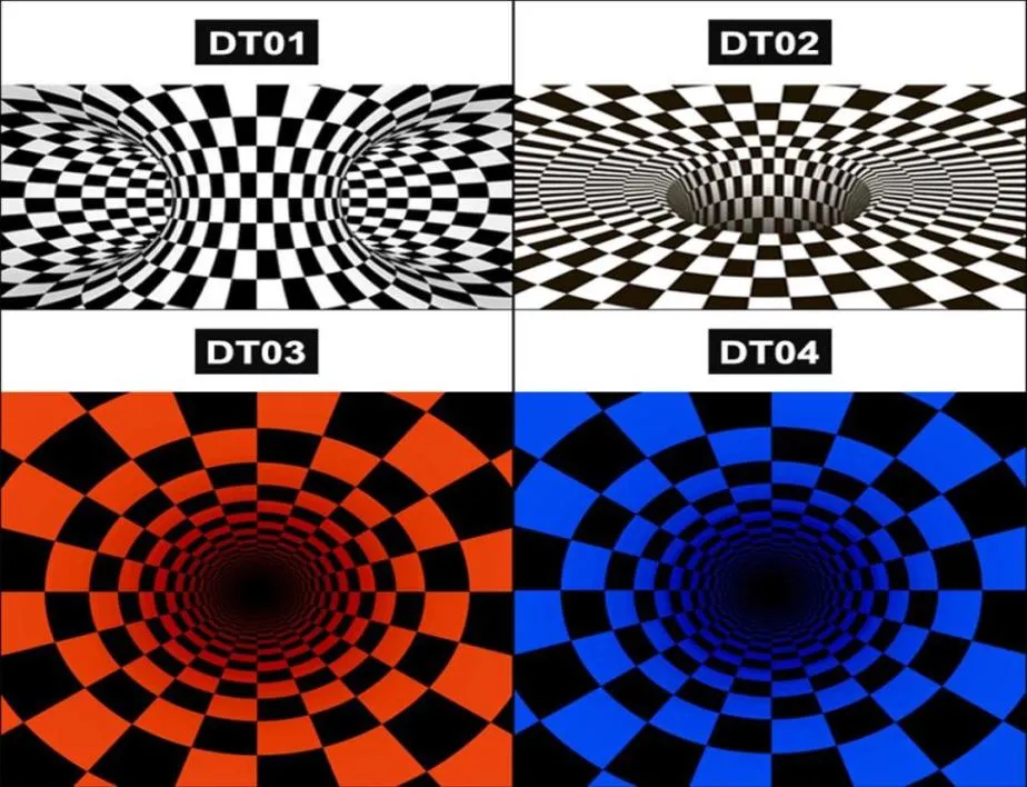 Creative 3D Geometry Optical Illusion Carpets Badrum vardagsrum köksgolvet antislip matta sovrum sovrum soffbord matta ho7544899