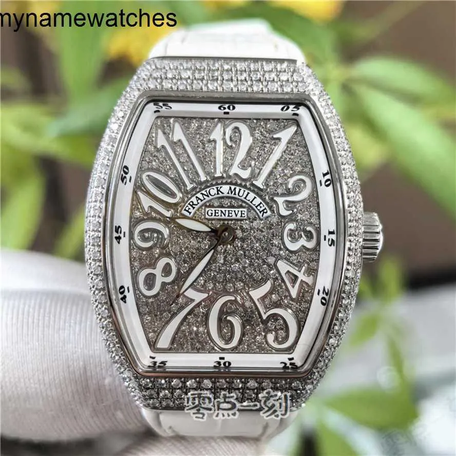 Zwitsers horloge Franck Muller horloges automatisch 50% korting Instant Proof Box Full Frank Womens V32 Rear Diamond Sky Star Quartz