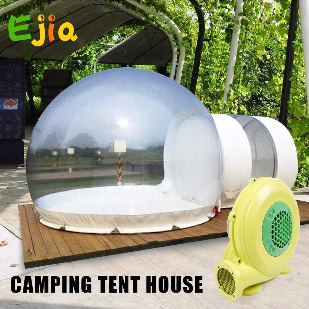 Tenda gonfiabile a bolle da 3/4/5 m Tenda gonfiabile per famiglie Tende da campeggio nel cortile 360 Clear Air Dome Bubble Room per il campeggio selvaggio