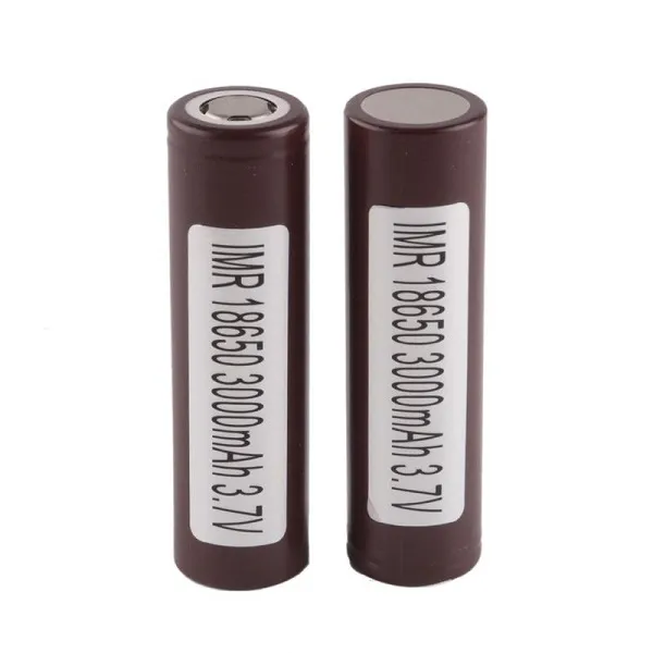 3.7V 18650 3000Mah Li Ion Pulsante Ricaricabile Batterie Torce - Foto 2