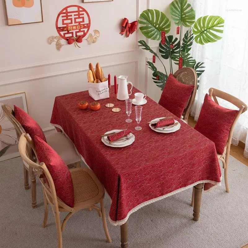 Nappe de table en coton et lin Ins Wind, petite serviette japonaise fraîche de couleur unie rétro, couverture anti-poussière