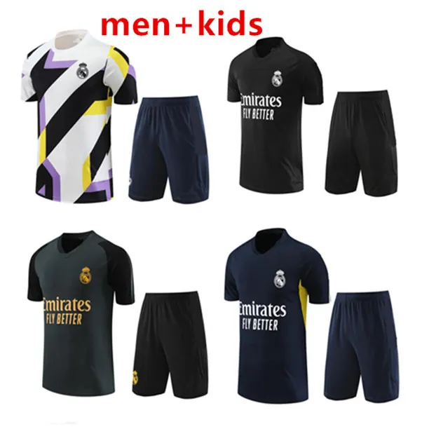 2023-2024 Real Madrids Tracksuit Set Treination Treining Suas