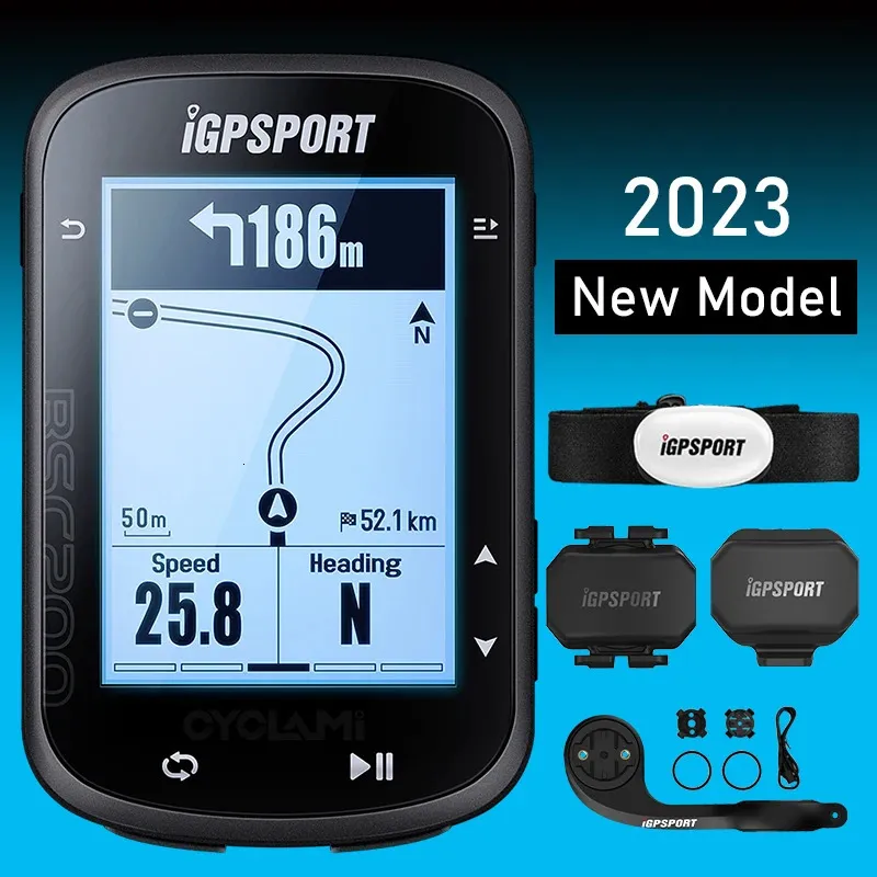 IGPSPORT BSC2200 BSC 200 BSC100S IGS520 GPS 사이클 자전거 컴퓨터 무선 속도계 자전거 디지털 스톱워드 사이클링 주행 거리계 240307