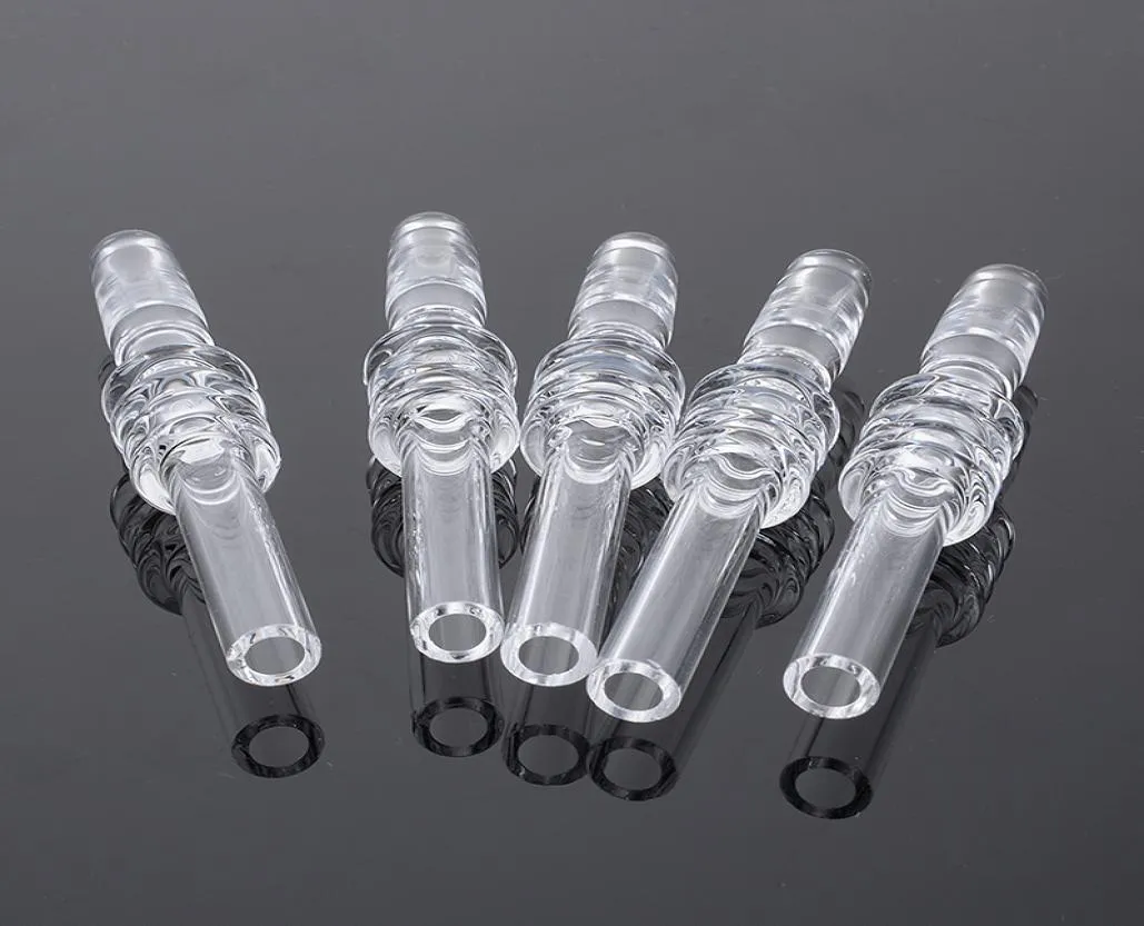 10mm 14mm 18mm Quartz Tip Roken Accessoires voor Mini Nectar Collector Kit Quartzs Nail Dabber Filter tip Bezorging GQB19213751089