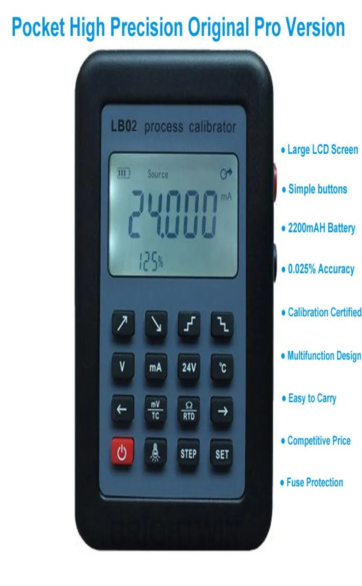 ترقية LB01 LB02 معايرة المعايرة OHM THERMOCOUPLE الجهد الحالي RTD PT100 Simulator MV MA CABIRTING 420MA 010V GEN5864684