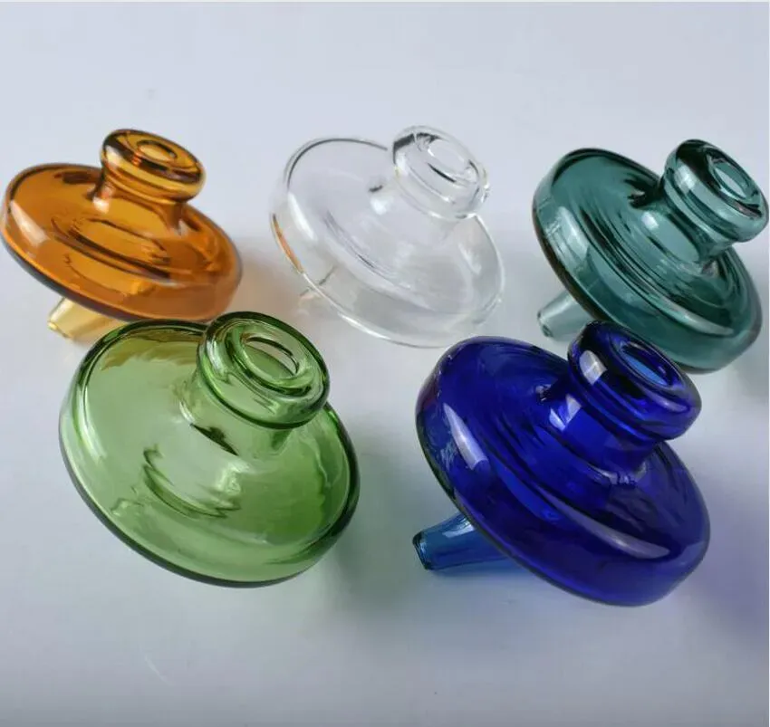 Newest 5mm Bottom Flat Top Quartz Banger 14mm 10mm 18mm female male Nail With Colored Glass carb cap for glass oil Rigs Bong