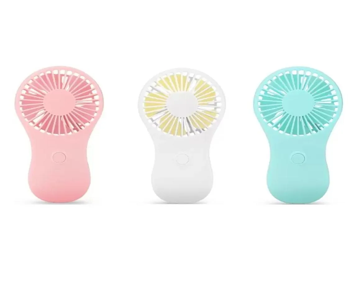 2022 NY 4 Color Electric Fan Mini Portable Pocket Fan Cool Air Handheld Travel Cooler Cooling Power Supply med 3x Batteryl29k1 WHO2992497