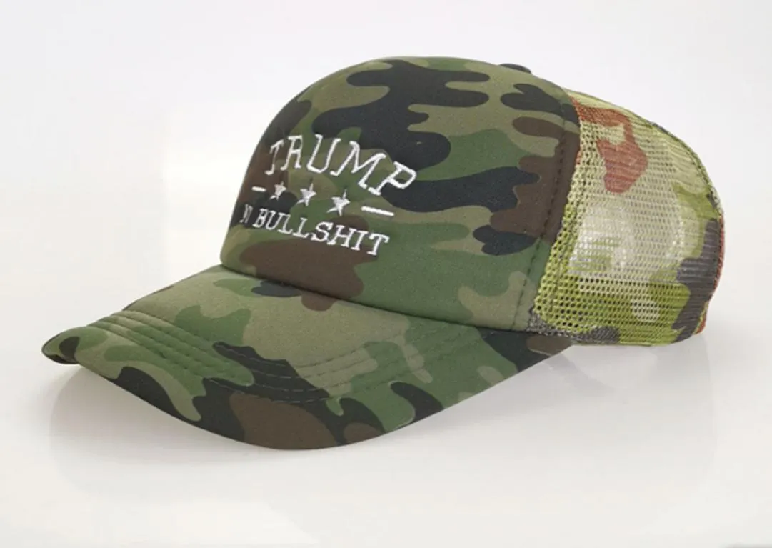 Camo Donald Trump hat Republican Adjust Mesh baseball cap hat trump for president Trump SUMMER Hat KJJ785766373