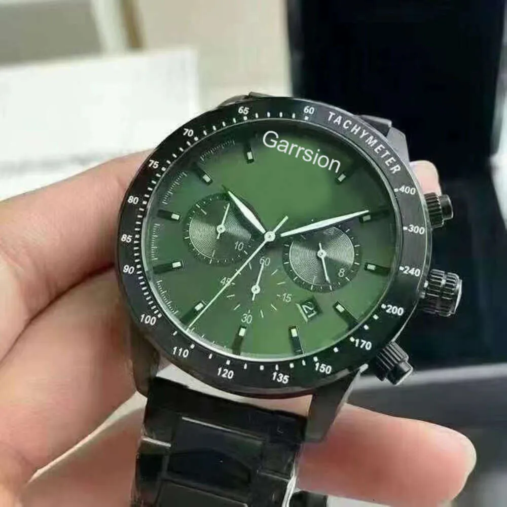 Mens İzle En kaliteli erkek tasarımcı izlemeler kuvars hareketi a11472, a11471 japanerse chrono function 904L paslanmaz stell AAA