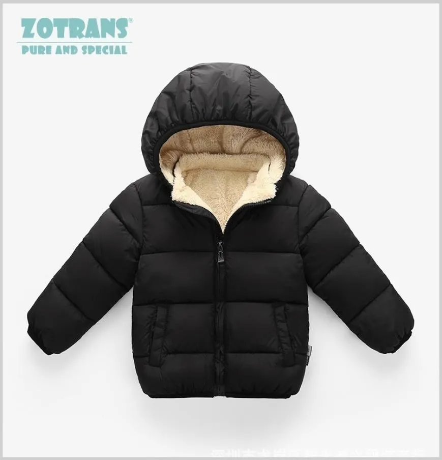 Baby Coat Boys Winter Tacets for Children Autumn Zapowoczewki Zapęsione Płaszcze Nowonarodzone Ubrania Dzieci Snowsuit Gtromen LJ2010237017585