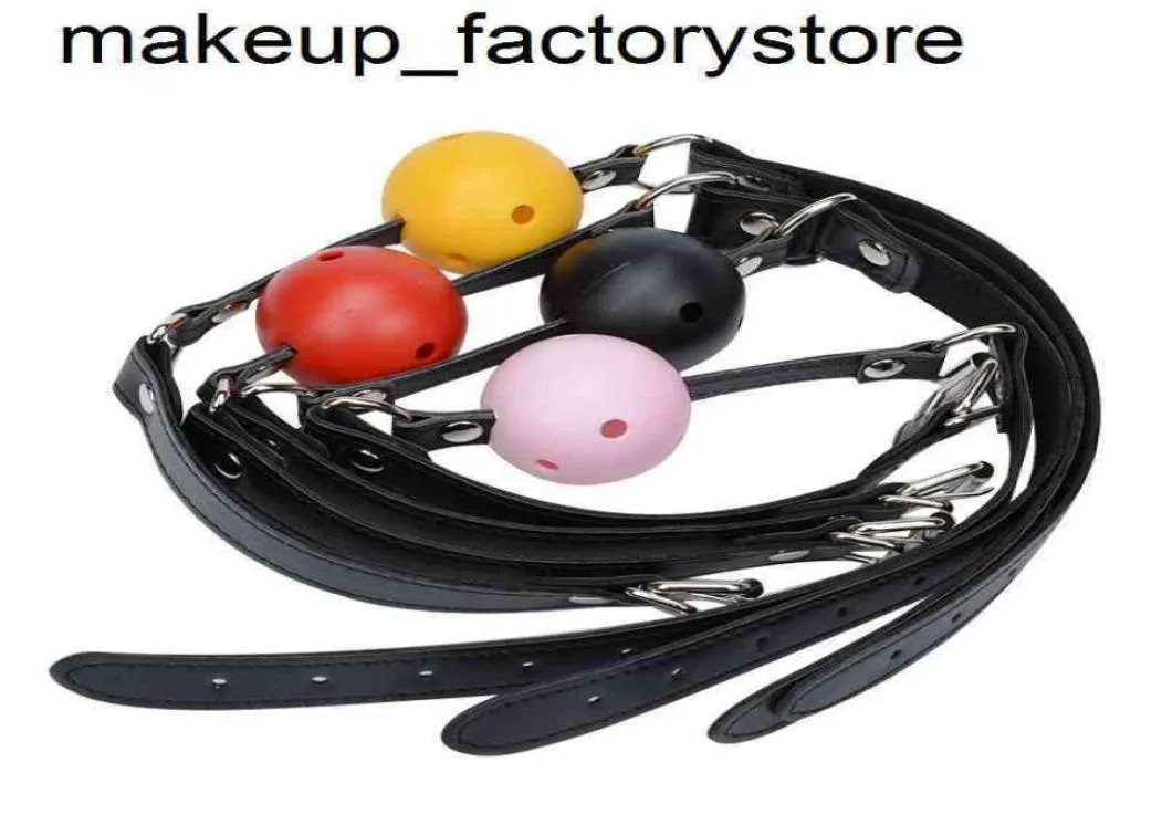 Massaggio Giocattoli adulti del sesso per coppie Donna Bdsm Bondage moglie Bocca aperta Gag regolabile Palla Restrizioni Schiavo Accessori erotici S6829824