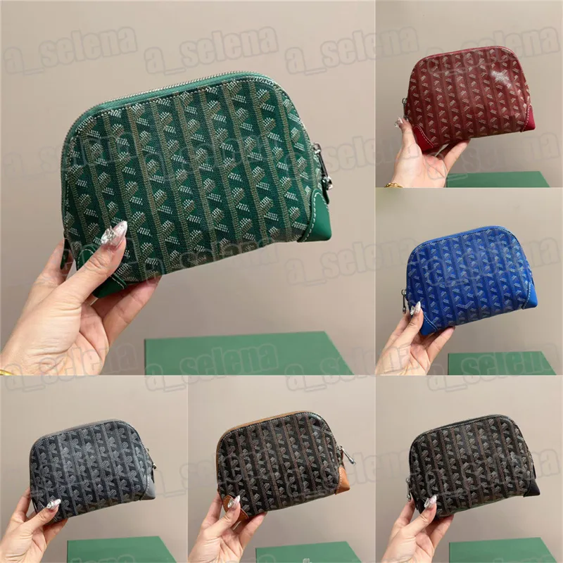 Luxury Cosmetic Bags High Quality Toiletry Zipper Cosmetic Makeup Bag Designer Clutch Totes Hand Bags 17x13cm