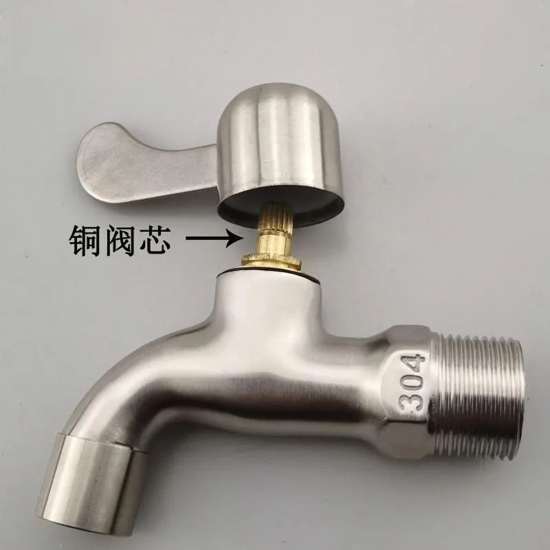 Bathroom Sink Faucets Stainless Steel Faucet G3/4 Basin Water Home Tap Toilet Kitchen