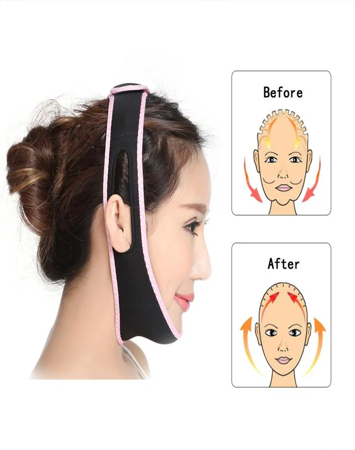 Sangle amincissante pour le visage, bandage de lifting du visage, ligne en V, sangle de perte de poids du menton pour femmes, élimine le relâchement de la peau, Firmin4184253