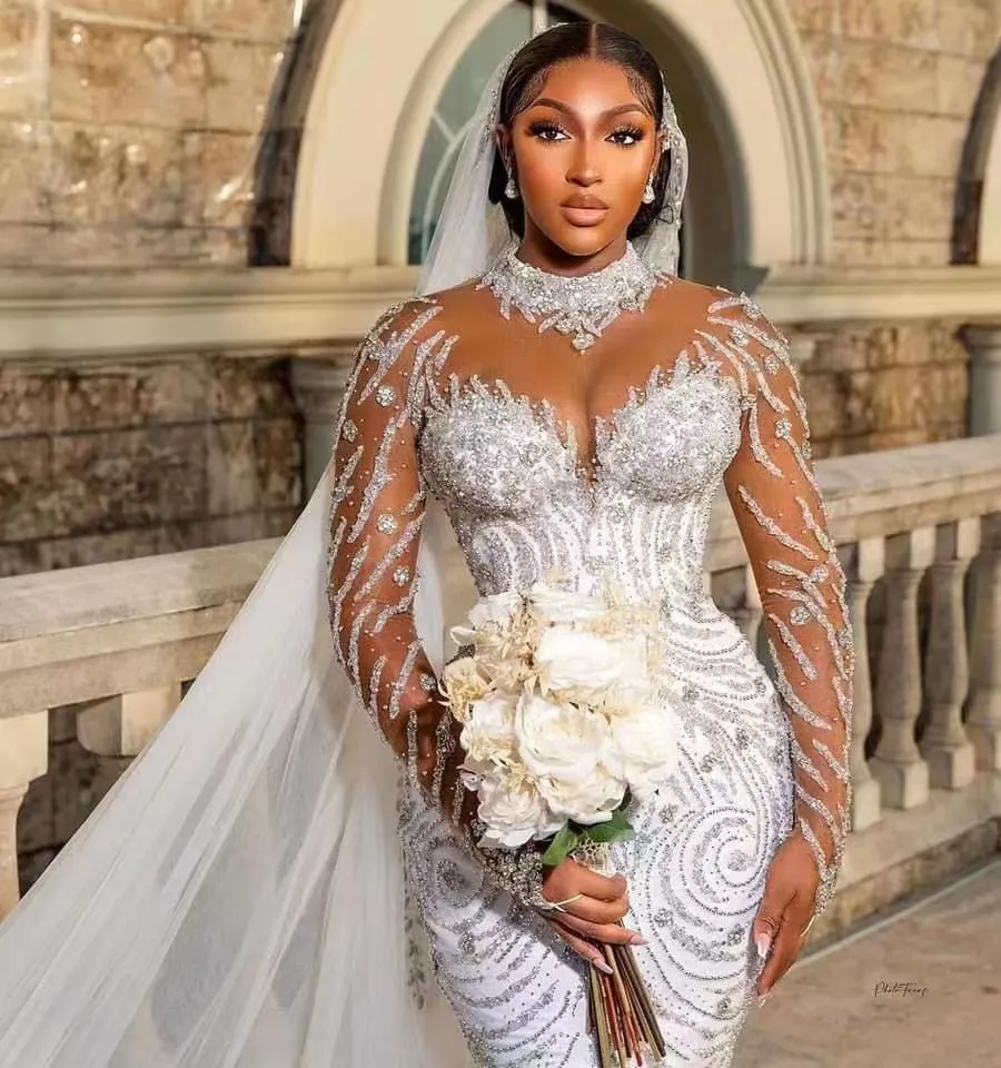 Shimmering Mermaid Wedding Gown: Elegant Long Sleeve Bridal Dress - Shop  Now! Plus Size Available from Dhgate Mermaid Wedding Dresses - price 234.92, image size:900x960