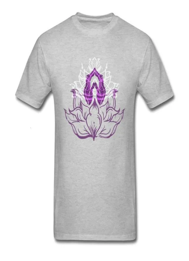 Jungen Tee Lotus Devout Männer Grau T-shirts Baumwolle Stoff Hohe Qualität Tops T Shirt Cartoon Floral Design Casual Kleidung Kinder6874123