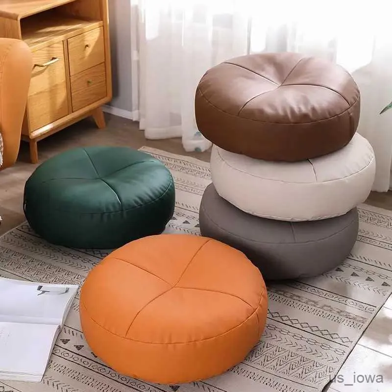 Cojín/decorativo 2024 cojín de asiento tatami sofá flojo colchón de cuero