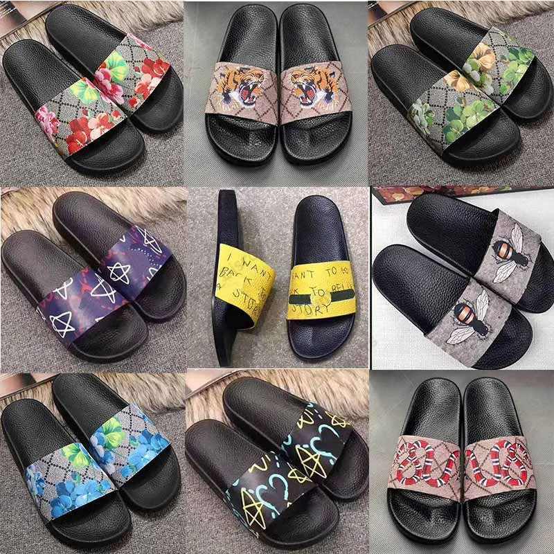 2024 Designer Slide Slippers Dames Geranium Mannen Sandaal Hoge Kwaliteit Slipper Slides Mode Heren Dames Flats Nieuwe Wandelsandalen Trainers Outdoor Maat EUR36-45