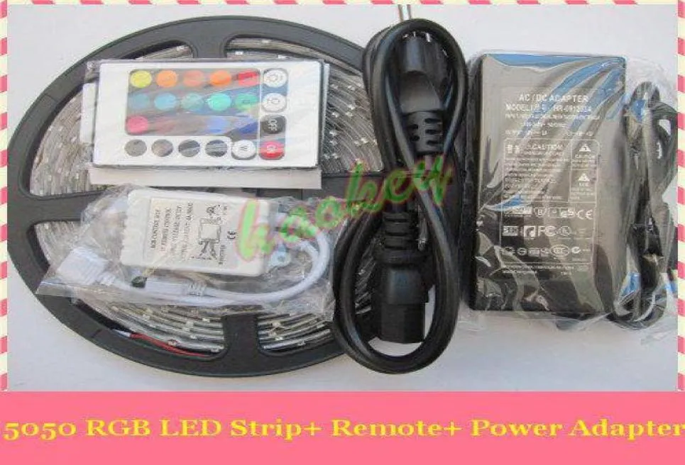 LED Strip RGB 5M SMD 5050 60LELDMETER HIR IR REMOTE REMOTE LED SENVERMENT 976592