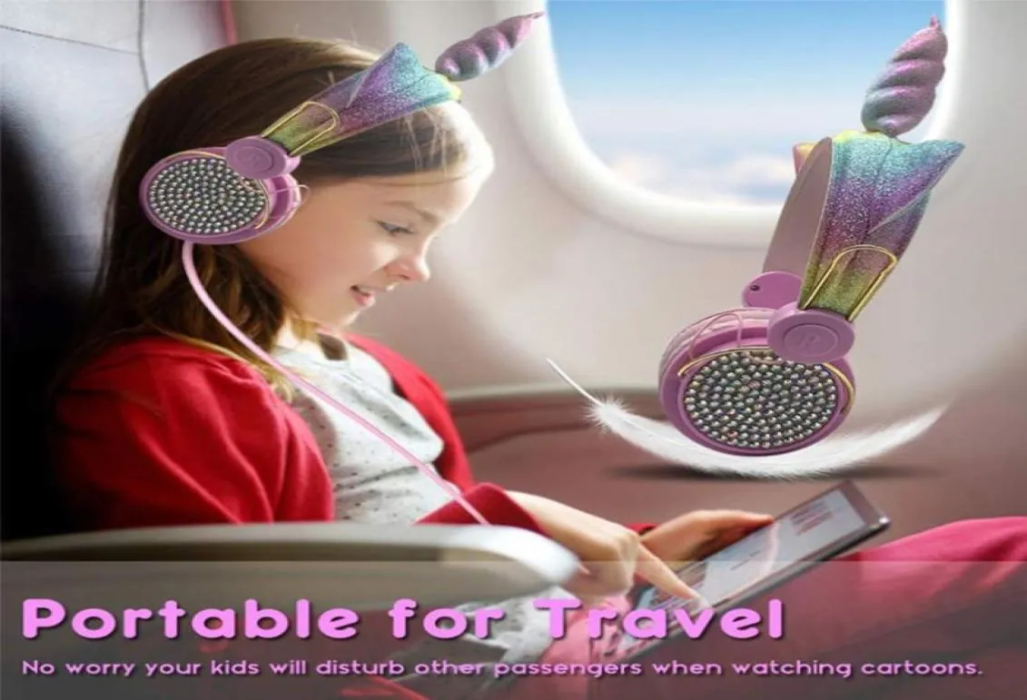 1 PC Girls Wired Headphone Lovely Form Earphone Computer Phone Gamer Headset Kids Gift5064015