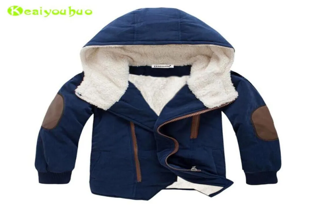 Children Jacket 2019 Winter Jacket For Boys Jacket Kids Hooded Warm Fur Outerwear Coat For Boys Teenage Clothing 8 10 11 12 Year T1353638