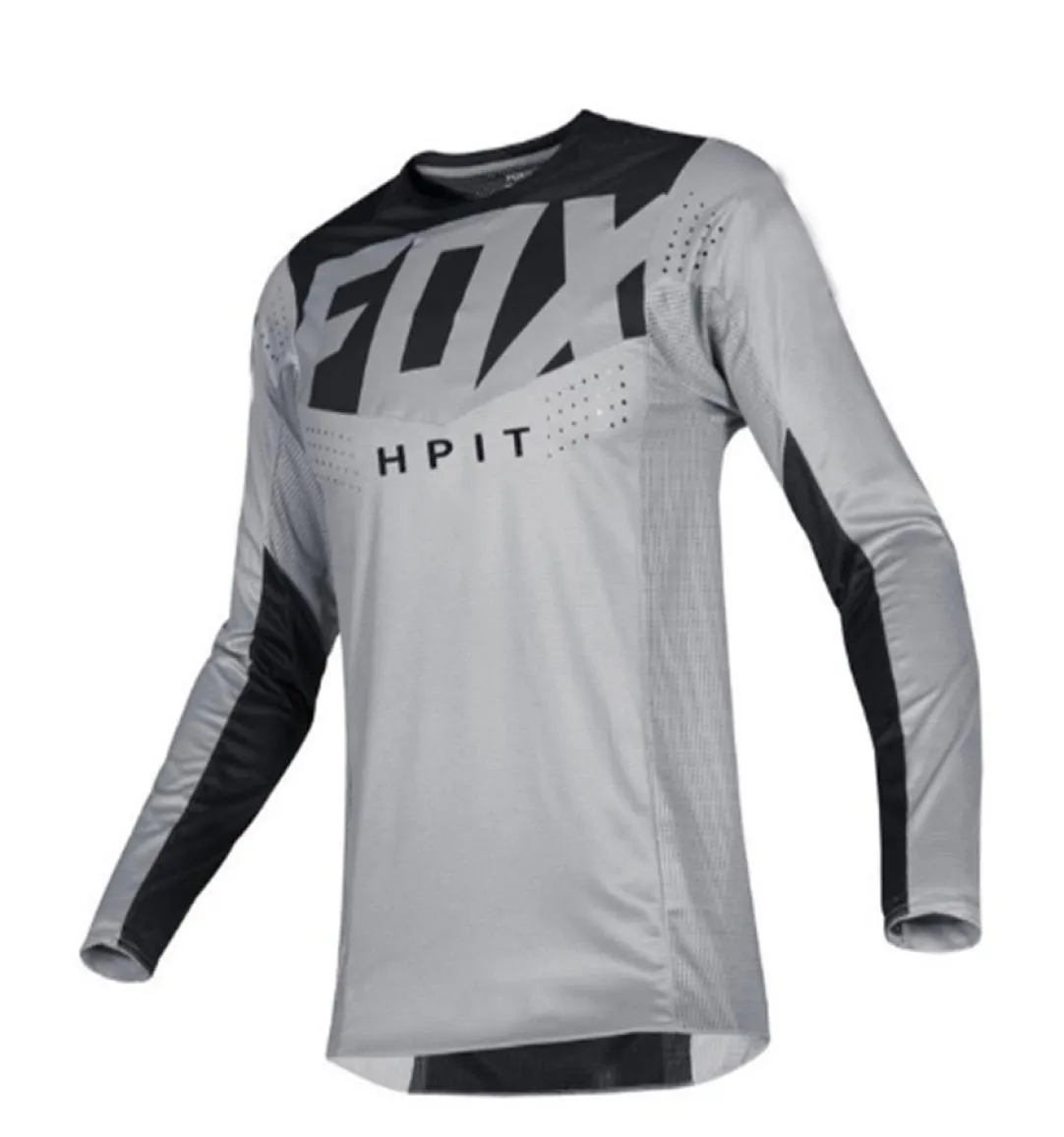 Hpit Fox New Long Sleeve Downhill Jersey Jersey Mountain Bike T Shirt Mtb Maillot Bicycle Shird Uniform Cycling Clothing Motorcycle Cloth6122401