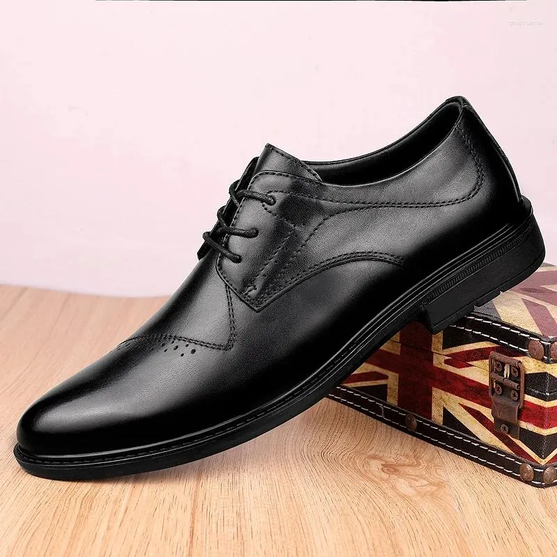 Casual Shoes British Style Men's Leather Driving Abiye Oxford Male Upscale Elegantes Wedding Dress Social Flats Adulto Shoese