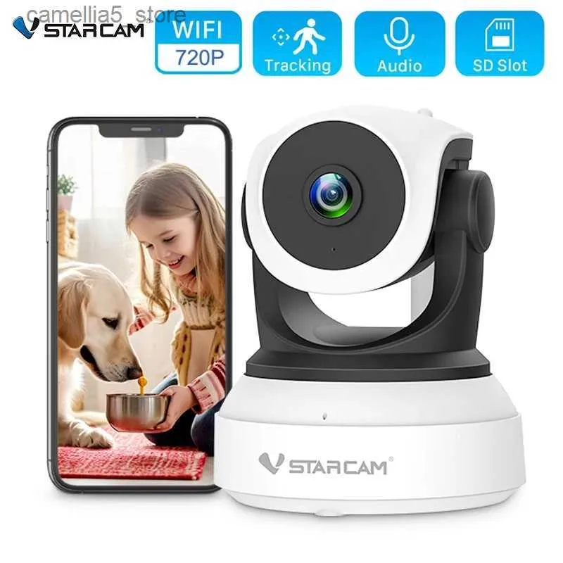 Baby Monitor Camera Vstarcam Original 720P IP WiFi Monitoring Security Automatic Human Tracking Indoor Video Q240308