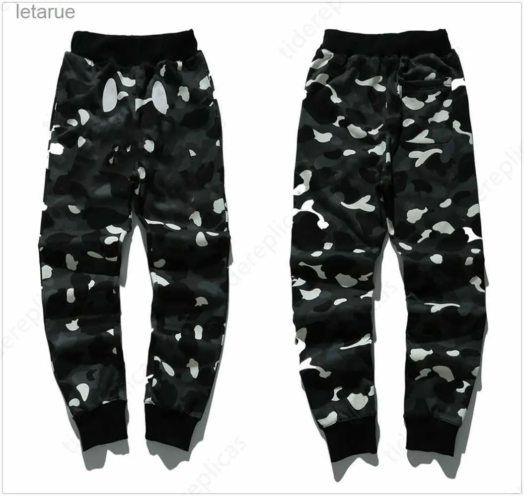 Pants Sports Cargo Pants Designer Pants ColorBlock Trousers Sweatpant Sweatpants Color Pocket Printed Camo Luminous Star A1 240308