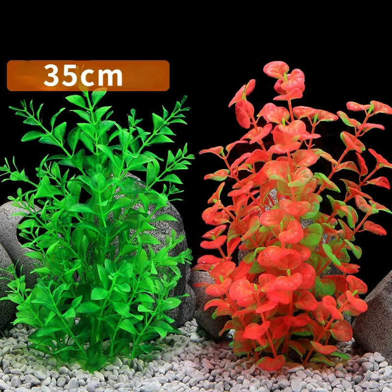 Aquarium Artificial Lotus Plants Decoration Fish Tank Landscaping Water Grass Ornaments Aquatic Simulated Flower Plant Supplies 240226