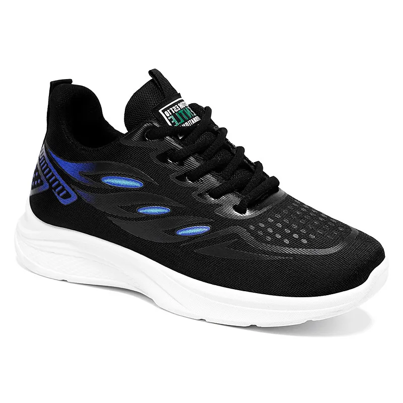 Hommes femmes chaussures respirant formateurs gris noir sport extérieur chaussures de sport baskets GAI RJTNDF